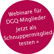Webinare für DGQ-Mitglieder