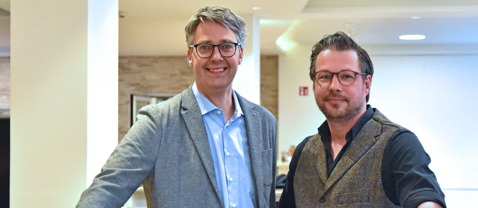 Torsten Laub (links) und Dennis Sommer (rechts)